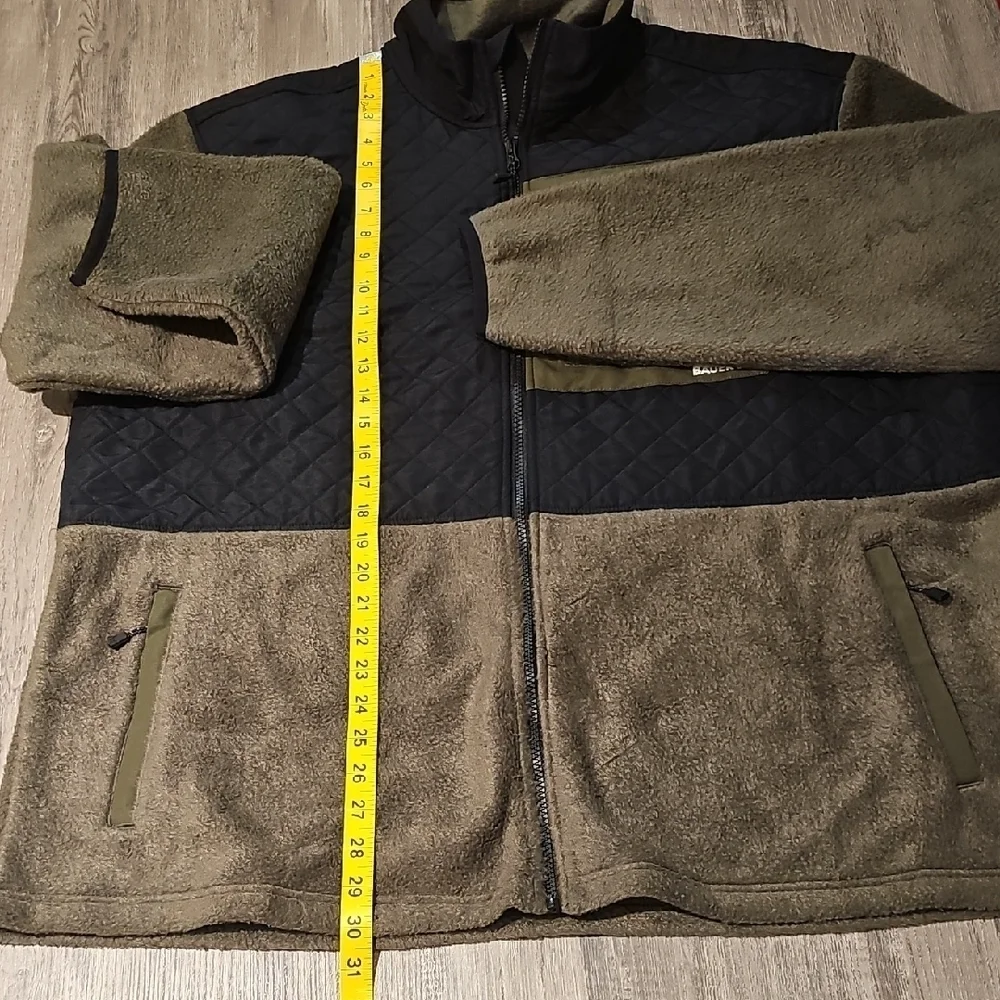 Eddie Bauer Olive and Black Quilted Jacket